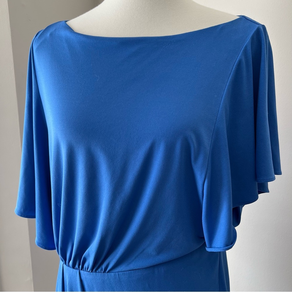 Vince Camuto Blue Asymmetrical Above Knee Dress - Picture 2 of 7